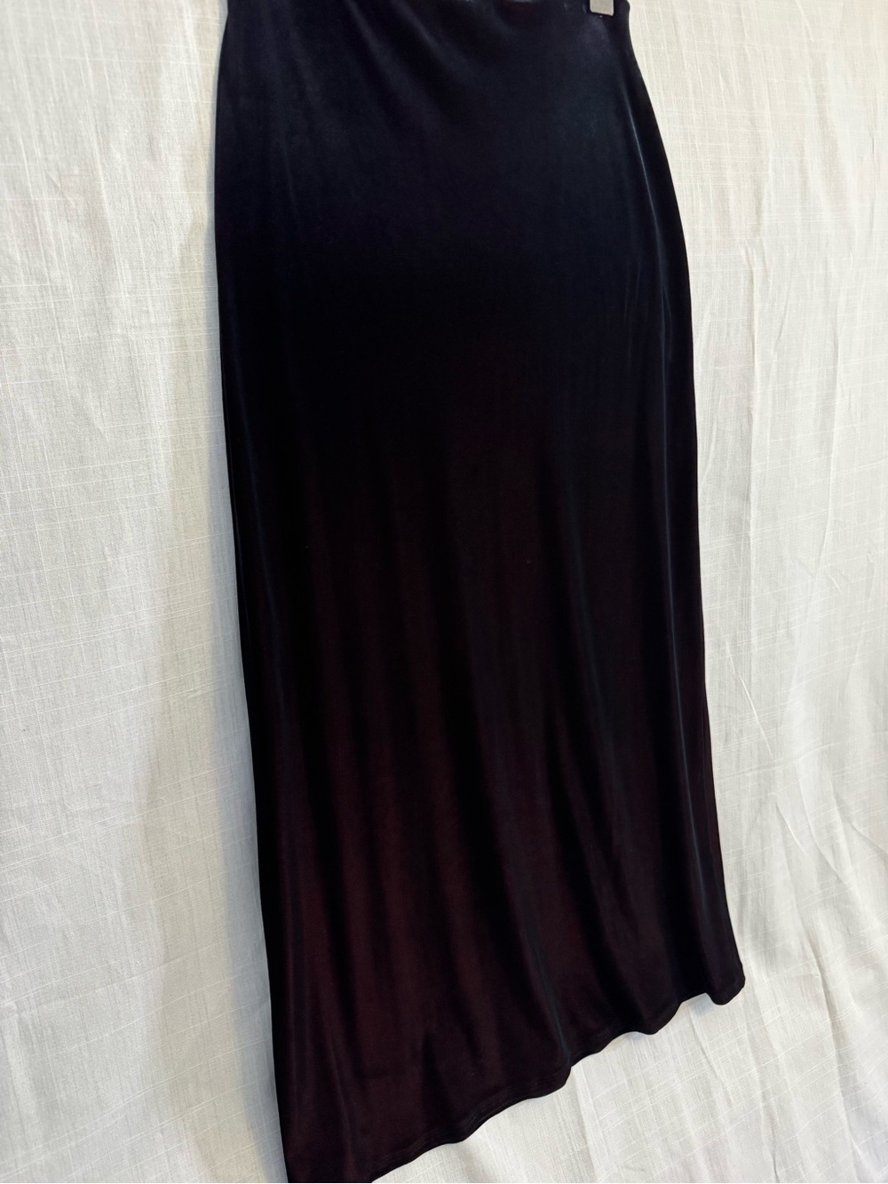 Classic Black Velvet Skirt Laundry by Shelli Segal Sony Pictures Wardrobe - Picture 3 of 14